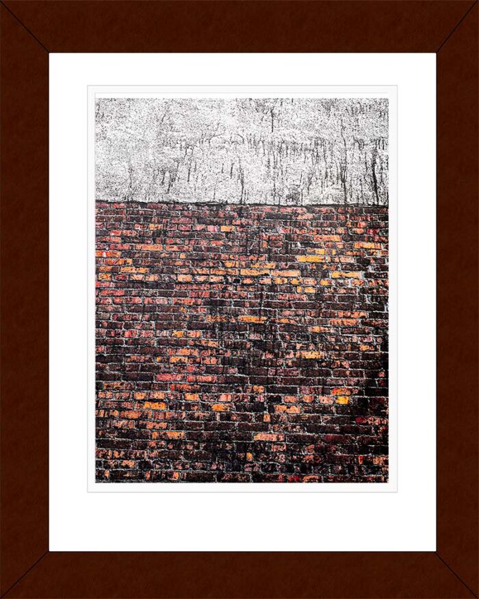 Framed Brick and Mortar fine art print by Fred Gerendasy Photography – archival pigment photograph presented in gallery-quality frame