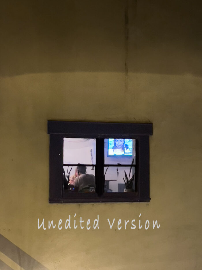 View Inside Window - Unedited Photograph
