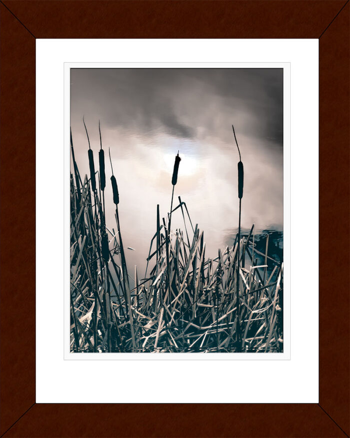 Archival print of 'Into Time' matted and framed for gallery presentation – Fred Gerendasy Photography