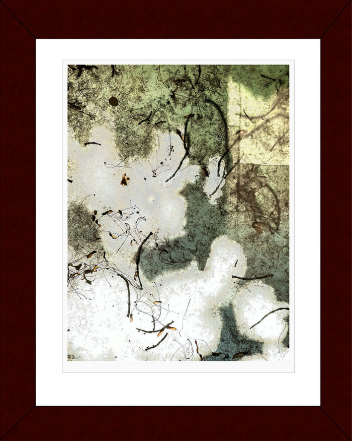 Framed Patterns In Nature print by Fred Gerendasy Photography – abstract urban photograph displayed in archival fine art frame