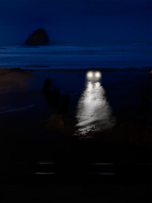 Pre-dawn departure oregon coast