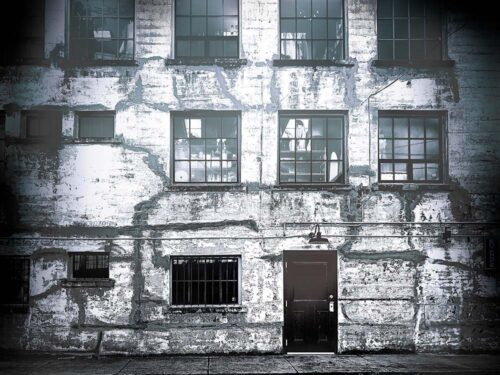Out of a Graham Greene novel, The Third Man this building has that demeanor