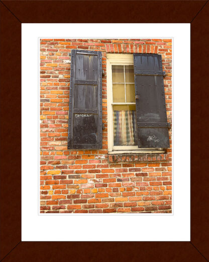 window and curtain - fred gerendasy photography-archival pigment print framed - 16" x 20"