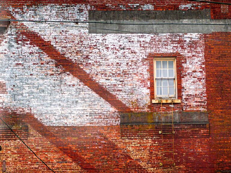 Red and White Brick Wall – Archival Pigment Print