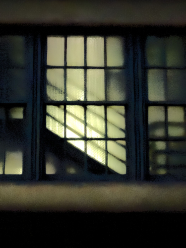 Window Light Shimmering Green