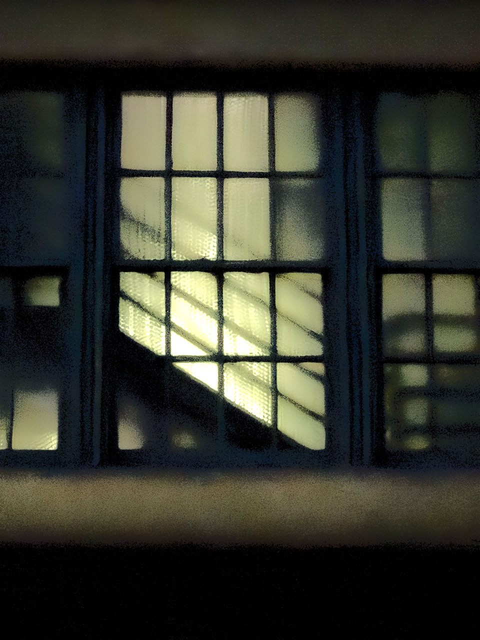 Window Light Shimmering Green